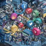 L'importance pour les entreprises d'apparaître sur les réseaus sociaux.