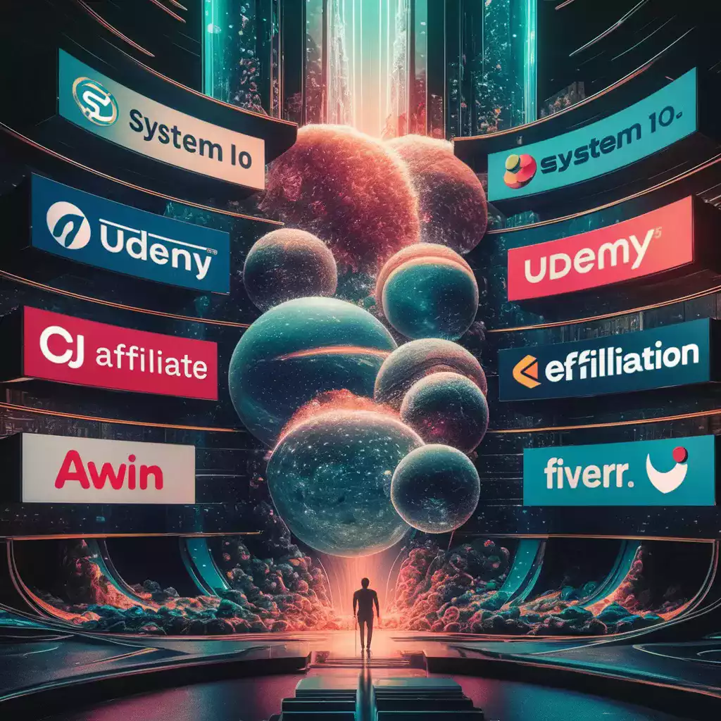 La sélection des principales régies d'affiliation en 2024.